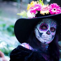 Los Dias de los Muertos in Mexico Tag der Toten