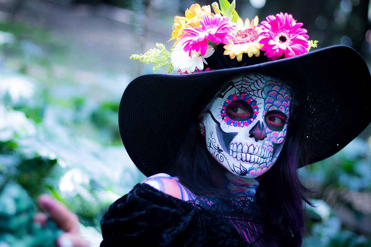 Los Dias de los Muertos in Mexico Tag der Toten